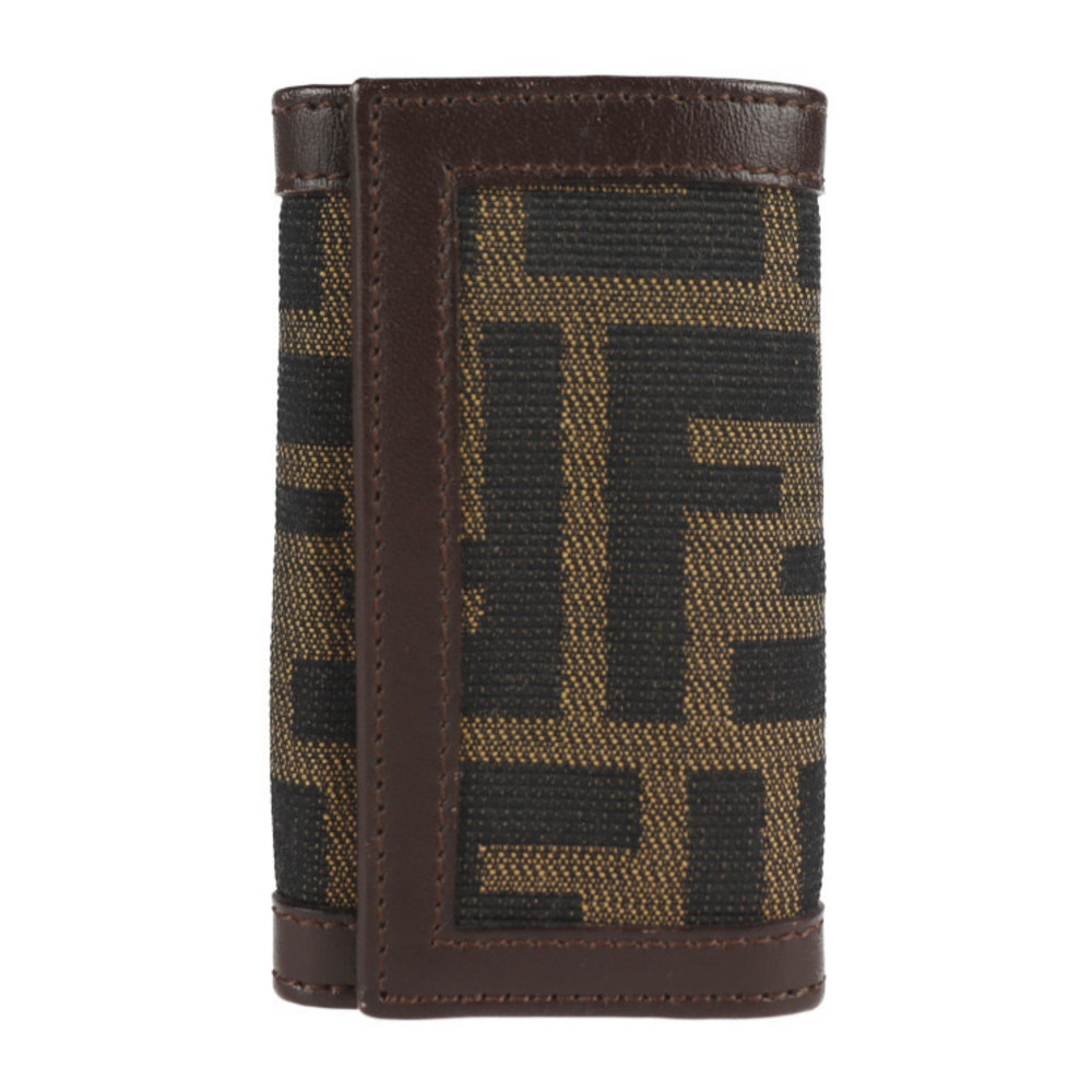 Fendi Key Case Brown Zucca Pattern - image 1
